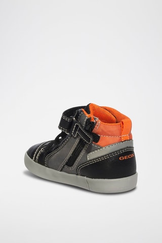 Baskets Gisli - Noir et orange