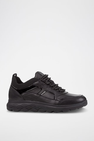 Baskets en cuir nappa Spherica - Noir