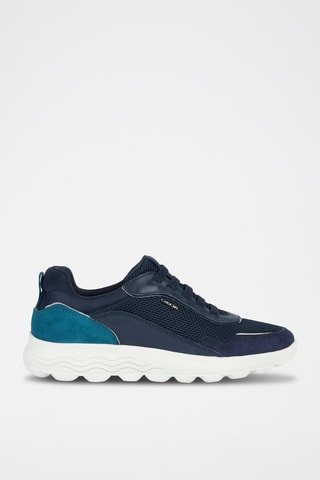 Baskets en cuir Spherica - Bleu
