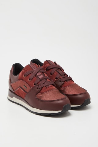 Baskets en cuir Aneko - Bordeaux