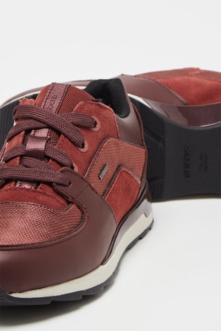 Baskets en cuir Aneko - Bordeaux