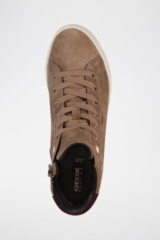 Baskets montantes en nubuck Lauressa - Beige foncé