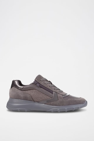 Baskets en nubuck Alleniee - Gris foncé