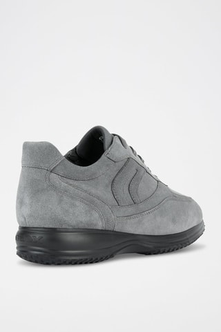 Baskets en nubuck Happy - Gris
