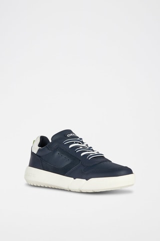 Baskets en cuir Hyroo - Bleu marine