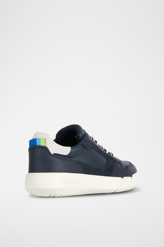 Baskets en cuir Hyroo - Bleu marine