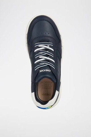Baskets en cuir Hyroo - Bleu marine