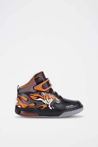 Baskets Montantes Inek - Noir et orange