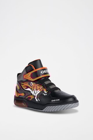 Baskets Montantes Inek - Noir et orange