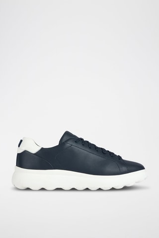 Baskets en cuir Spherica - Bleu marine