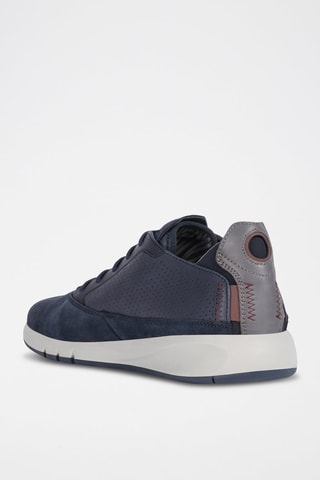 Baskets en cuir Aerantis - Bleu marine