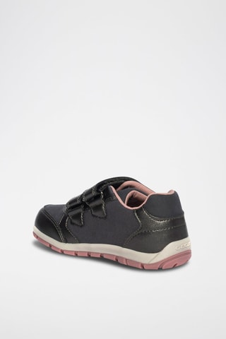 Baskets Heira - Anthracite et rose foncé