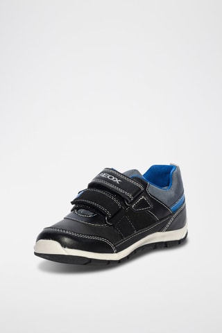 Baskets Heira - Noir et bleu royal