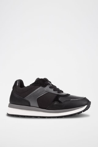 Baskets en cuir - Noir