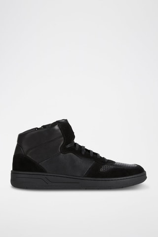 Baskets montantes en cuir Magnete - Noir