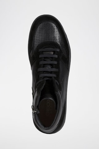 Baskets montantes en cuir Magnete - Noir