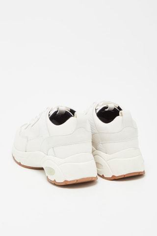 Baskets en cuir nappa Alhour - Blanc
