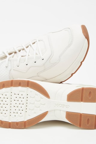 Baskets en cuir nappa Alhour - Blanc