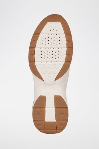 Baskets en cuir nappa et nubuck Alhour - Ecru