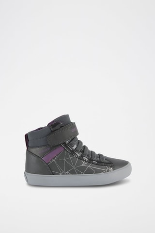 Baskets Gisli - Anthracite et violet
