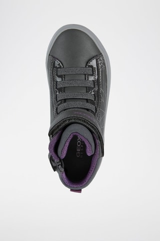 Baskets Gisli - Anthracite et violet