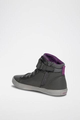 Baskets Gisli - Anthracite et violet