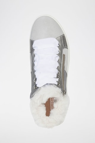 Baskets montantes en cuir Leelu’ - Gris
