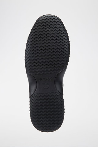 Baskets en cuir Happy H  - Noir