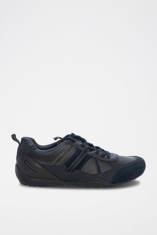 Baskets en cuir Ravex - Bleu marine
