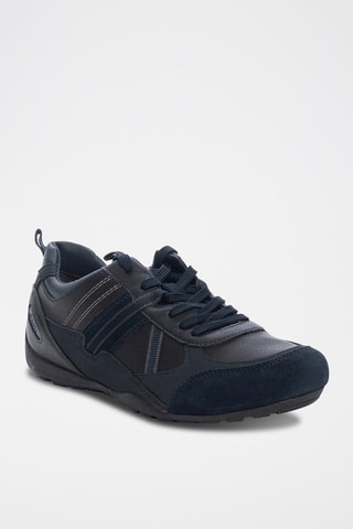 Baskets en cuir Ravex - Bleu marine