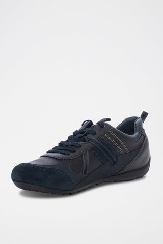 Baskets en cuir Ravex - Bleu marine