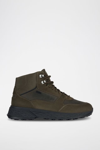 Baskets montantes en cuir Sterrato Abx B - kaki