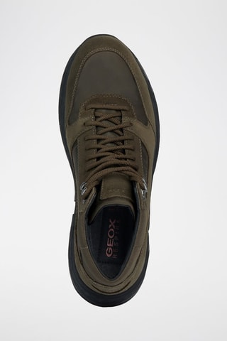Baskets montantes en cuir Sterrato Abx B - kaki