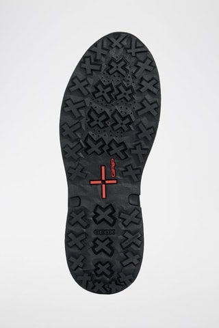 Baskets montantes en cuir Sterrato Abx B - kaki