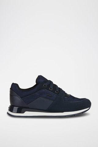 Baskets en cuir New Aneko - Bleu marine