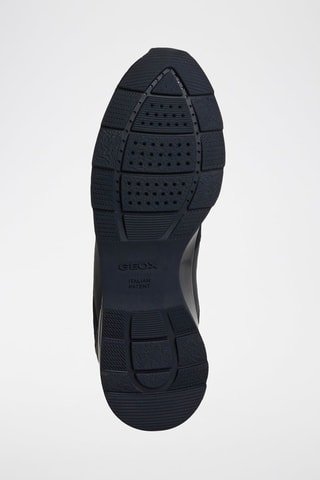 Baskets en cuir New Aneko - Bleu marine