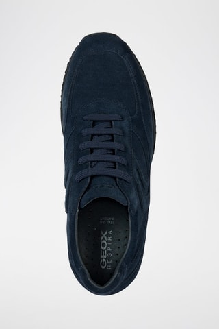 Baskets en nubuck Uomo Happy P  - Bleu