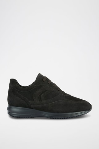 Baskets en nubuck Uomo Happy P  - Noir