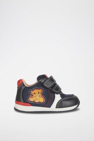 Baskets en cuir Rishon Le Roi Lion Disney - Bleu marine