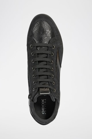 Baskets montantes en cuir Myria - Noir