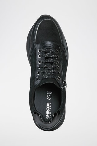 Baskets plateformes en nubuck Kency - Noir