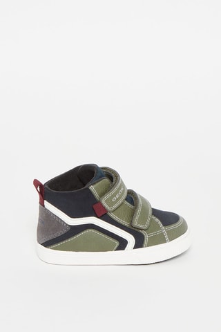 Baskets montantes en cuir Kilwi - Bleu marine