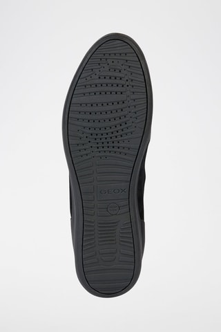 Baskets montantes en cuir nappa, nubuck et nubuck de chèvre Myria B  - Noir
