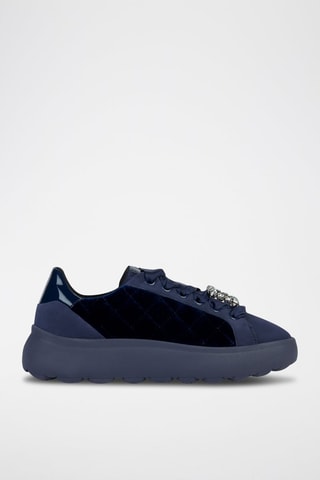Baskets plateformes en nubuck Spherica Ec4.1 F  - Bleu