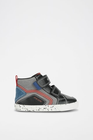 Baskets montantes en cuir Kilwi B. C  - Noir