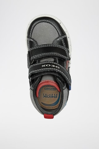 Baskets montantes en cuir Kilwi B. C  - Noir