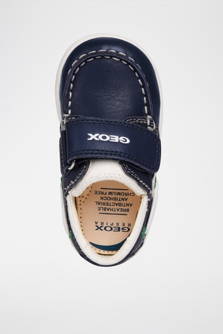 Mocassins en cuir Djrock - Bleu