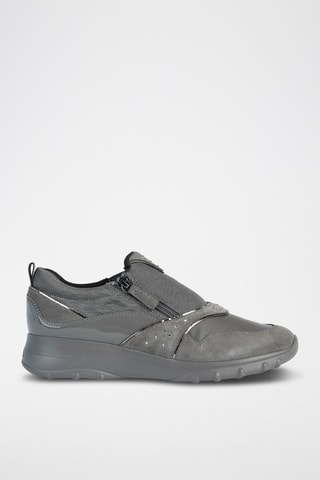 Baskets en nubuck Alleniee - Gris foncé
