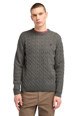 Pull en laine Cable - Gris