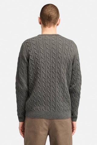 Pull en laine Cable - Gris